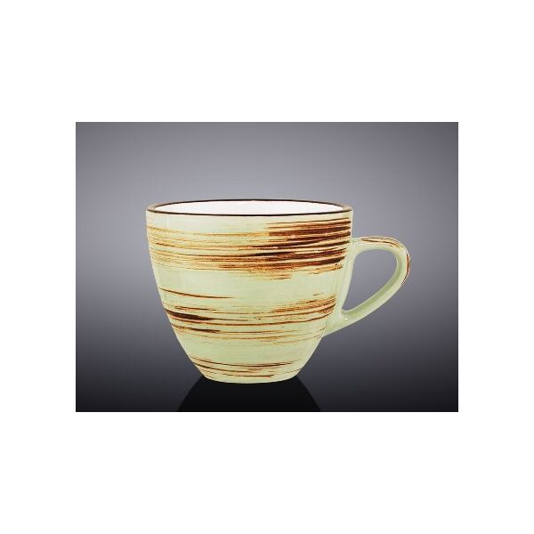 

Чашка чайная Wilmax SPIRAL PISTACHIO 190мл
