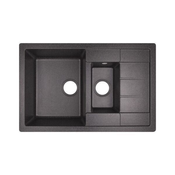 

Кухонная мойка Lidz 780x495/200 BLA-03 (LIDZBLA03780495200)