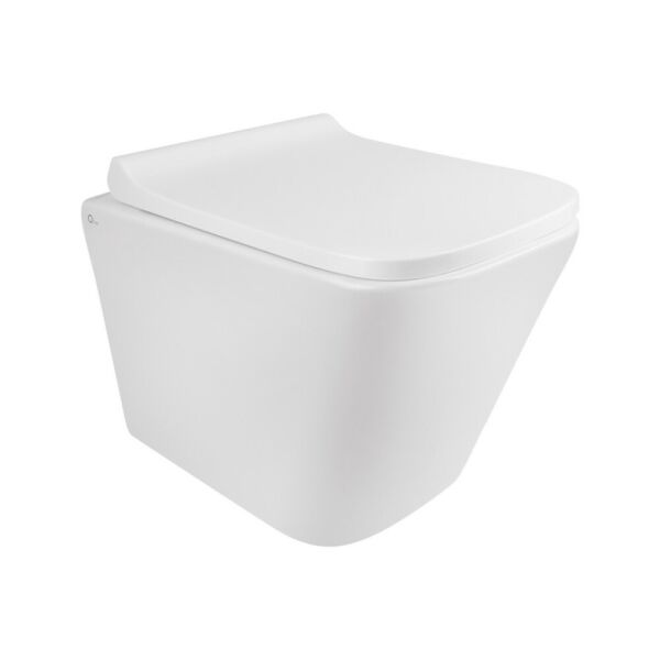 

Унитаз подвесной Qtap Tern безободковый с сиденьем Slim Soft-close QT1733052ERW