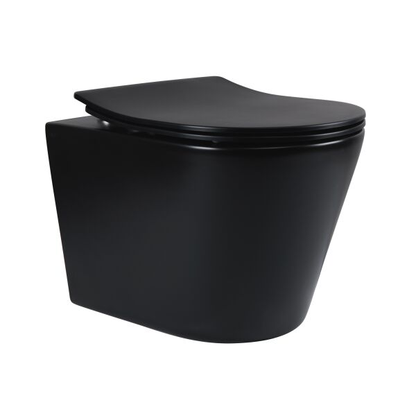 

Унитаз подвесной Qtap Scorpio безободковый с сидением Slim Soft-close QT1433053ERMB