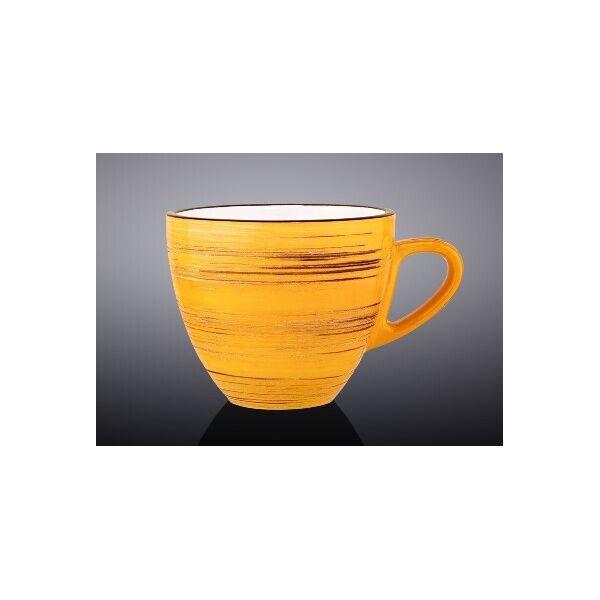 

Чашка чайная Wilmax SPIRAL YELLOW 190мл