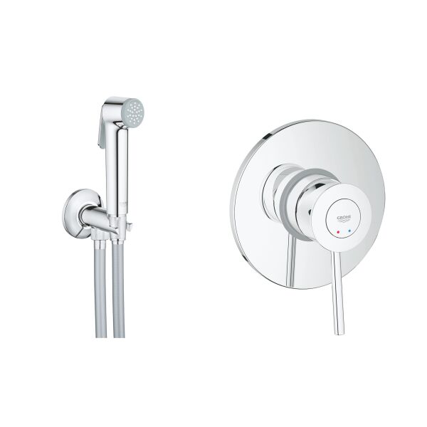 

Набор для гигиенического душа со смесителем Grohe BauClassic 2904800S