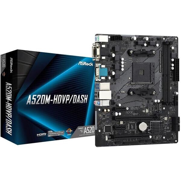 

Материнская плата ASRock A520M-HDVP/DASH
