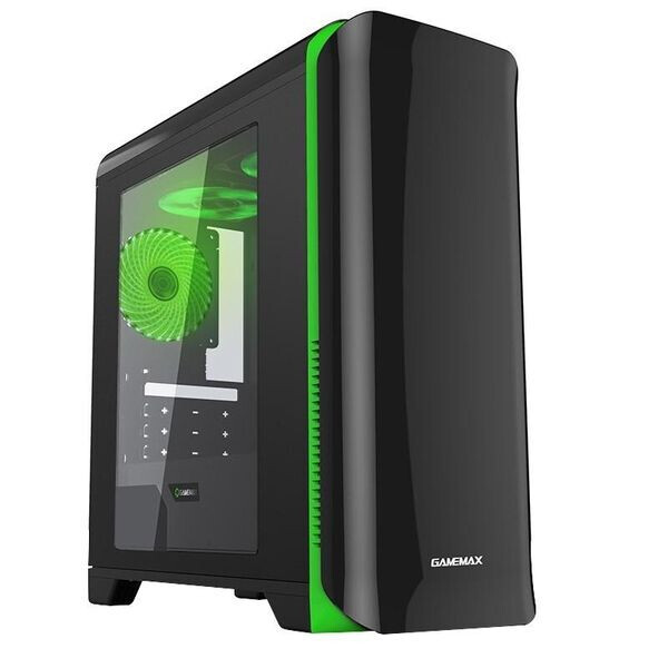 

Корпус GameMax H602 Black Green