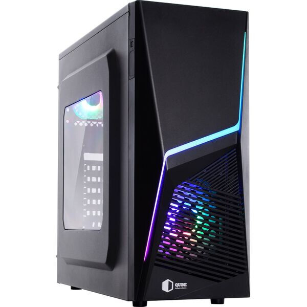 

Корпус QUBE Flash Black (FLASH_W3NU3)