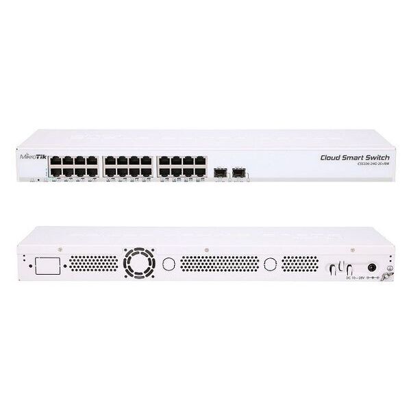 

Wi-Fi роутер Smart Mikrotik CRS326-24G-2S+RM