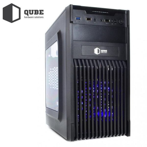 

Корпус QUBE QB20A Black Blue LED (QB20A_WBNU3)