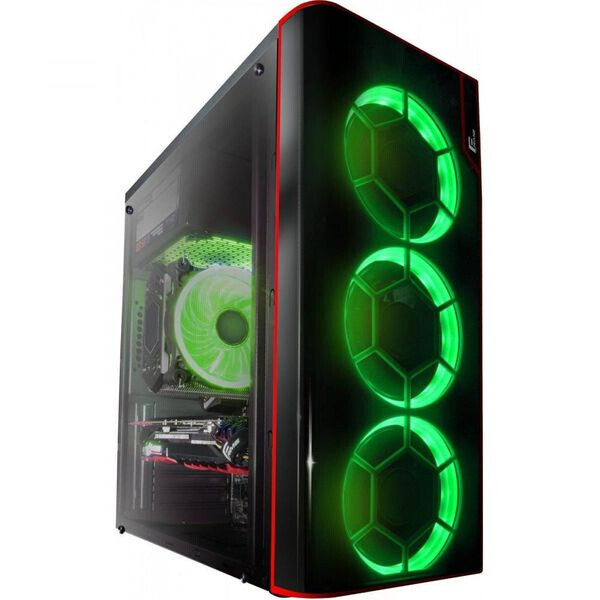 

Корпус Frime Vision Red LED (VISION-U3-3RSRF-WP)
