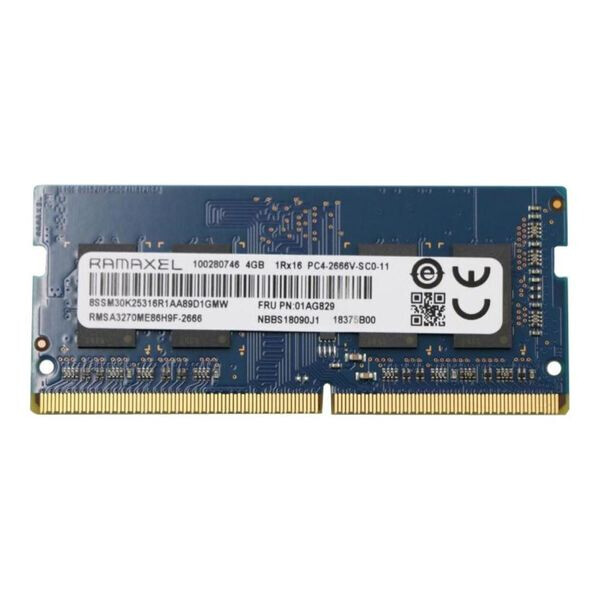 

Оперативная память Ramaxel 4 GB SO-DIMM DDR4 2666 MHz (01AG829)