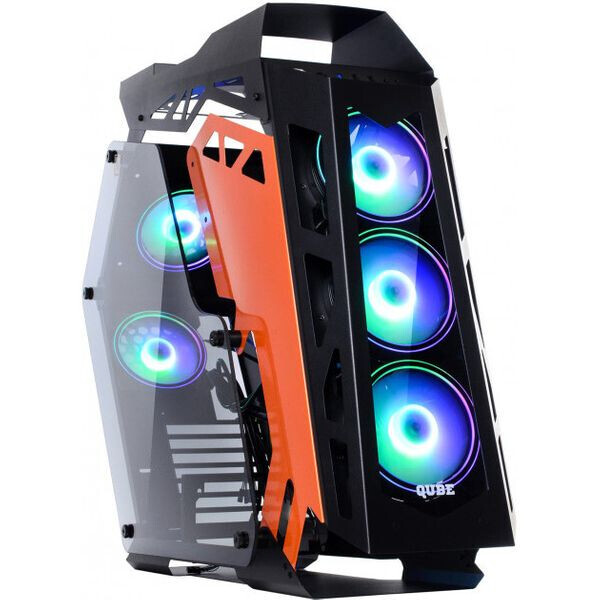 

Корпус QUBE Stalker Max Black-Orange (STALKER_FMBE3)