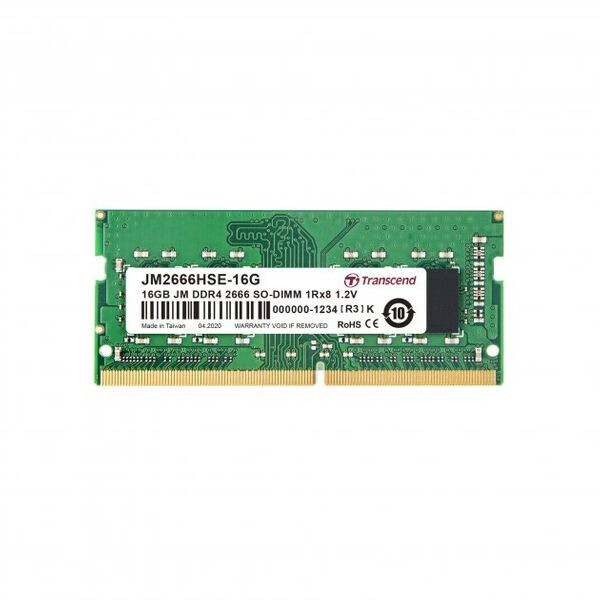 

Модуль памяти Transcend DDR4 2666 16GB SO-DIMM (JM2666HSE-16G)