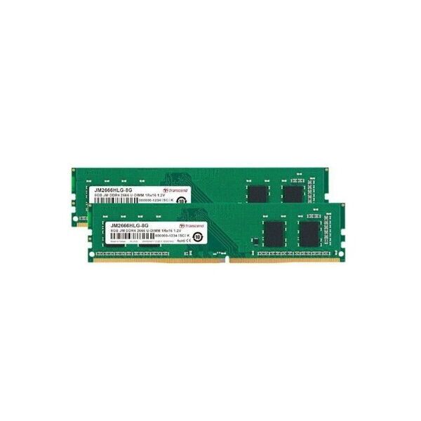 

Модуль памяти Transcend DDR4 3200 16GB KIT (8GBx2) (JM2666HLG-16GK)