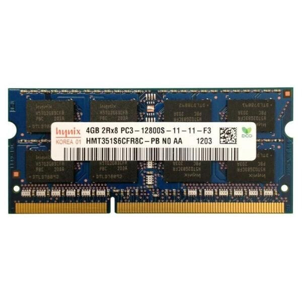 

Оперативная память K hynix 4 GB SO-DIMM DDR3 1600 MHz (HMT351S6CFR8C-PBN0)