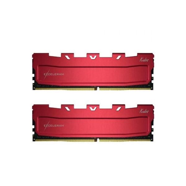 

Оперативная память Exceleram 16 GB (2x8GB) DDR4 3466 MHz Kudos Red (EKRED4163418AD)