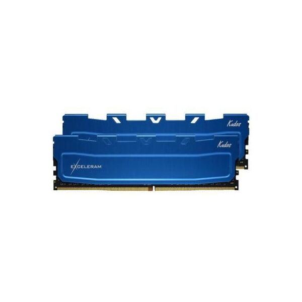 

Модуль памяти Exceleram 32 GB (2x16GB) DDR4 3200 MHz Blue Kudos (EKBLUE4323222CD)