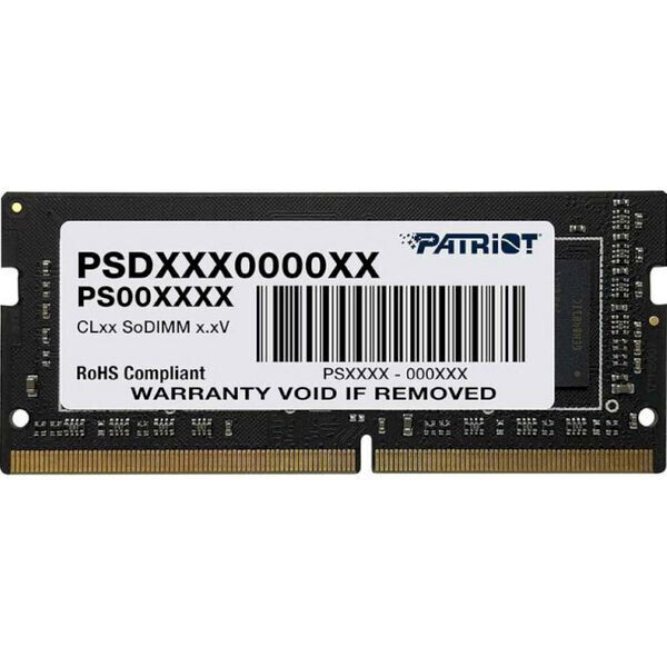 

Оперативная память PATRIOT 16 GB DDR4 SO-DIMM 2666 MHz Signature Line (PSD416G266681S)
