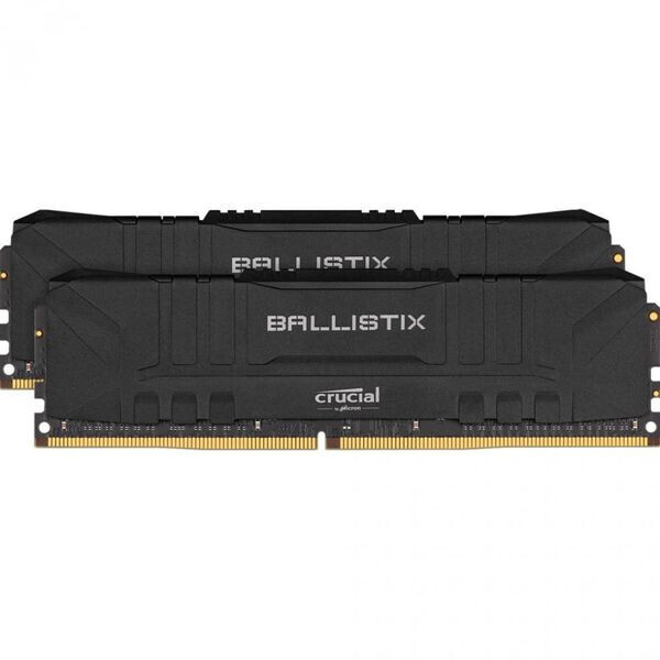 

Модуль памяти Crucial 16 GB (2x8GB) DDR4 2666 MHz Ballistix Black (BL2K8G26C16U4B)
