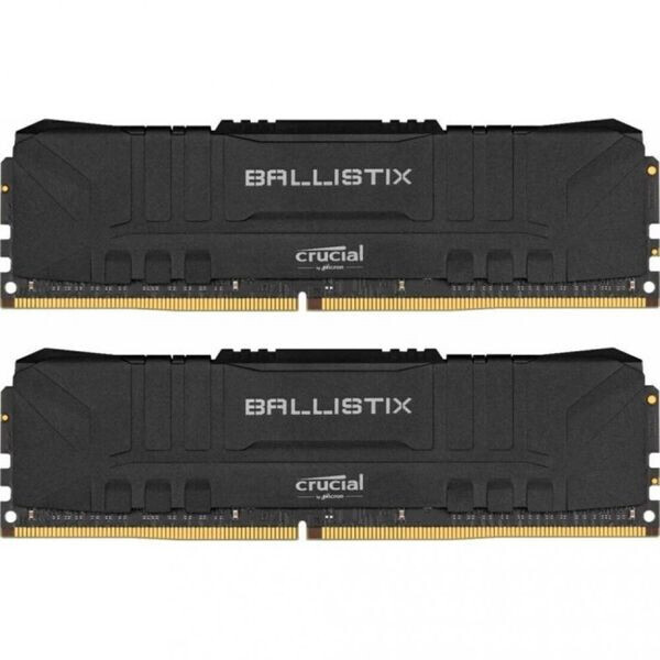 

Модуль памяти Crucial 16 GB (2x8GB) DDR4 3000 MHz Ballistix Black (BL2K8G30C15U4B)