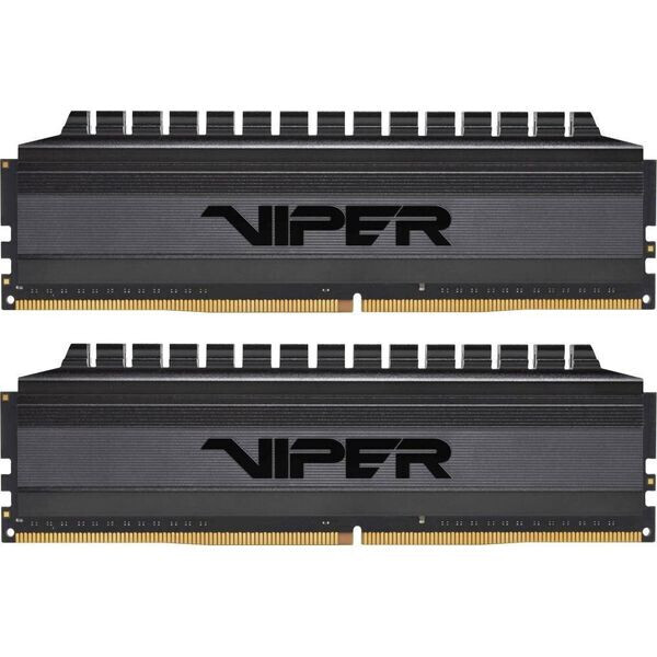 

Модуль памяти PATRIOT 32 GB (2x16GB) DDR4 3600 MHz Viper 4 Blackout (PVB432G360C8K)