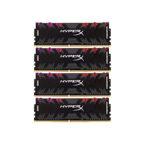 

Модуль памяти HyperX 128 GB (4x32GB) DDR4 3600 MHz Predator RGB (HX436C18PB3AK4/128)