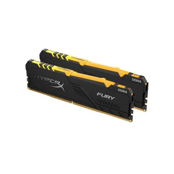 

Модуль памяти HyperX 32 GB (2x16GB) DDR4 2666 MHz Fury RGB Black (HX426C16FB3AK2/32)