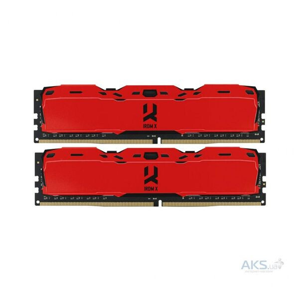

Модуль памяти GOODRAM 16 GB (2x8GB) DDR4 3000 MHz IRDM X Red (IR-XR3000D464L16S/16GDC)