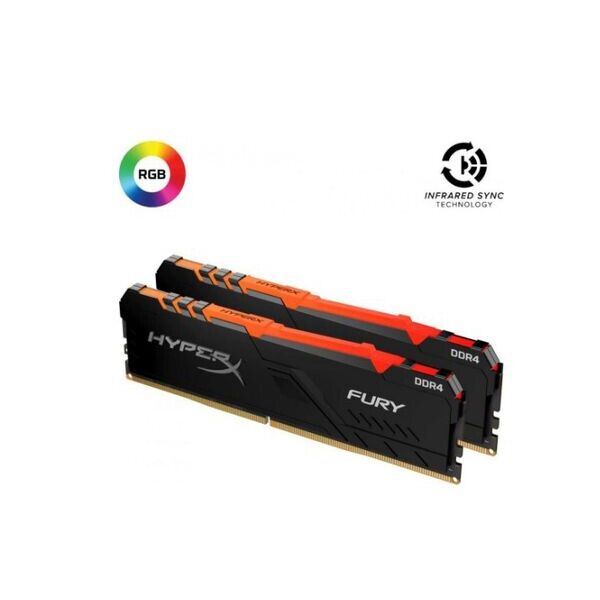 

Модуль памяти Kingston DDR4 3466 32GB KIT (16GBx2) HyperX Fury RGB (HX434C17FB4AK2/32)