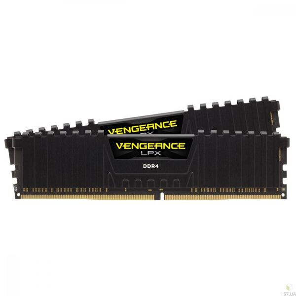 

Оперативная память Corsair 16 GB (2x8GB) Black DDR4 3600 MHz Vengeance LPX (CMK16GX4M2D3600C18)