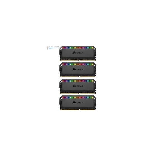 

Модуль памяти Corsair 64 GB (4x16GB) DDR4 3200 MHz Dominator PLATINUM RGB (CMT64GX4M4C3200C16)