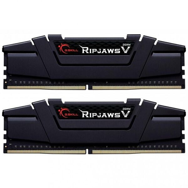 

Модуль памяти G.Skill 64 GB (2x32GB) DDR4 3200 MHz Ripjaws V Classic Black (F4-3200C16D-64GVK)
