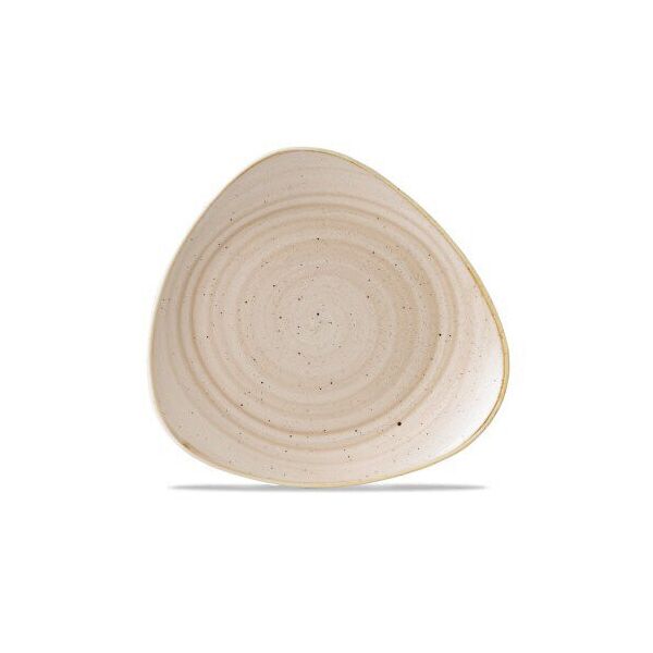 

Тарелка треугольная 22,9 см серия Stonecast Nutmeg Cream