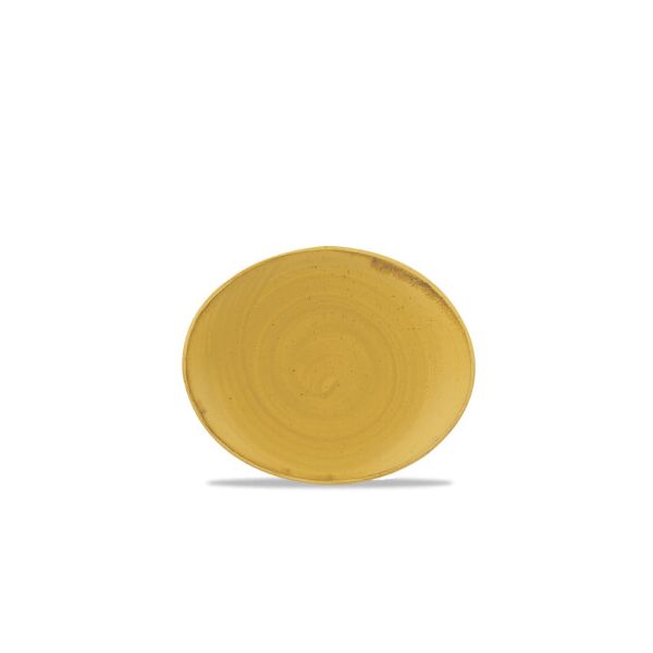 

Тарелка овальная 19,2х16 см серия Stonecast Mustard Seed Yellow