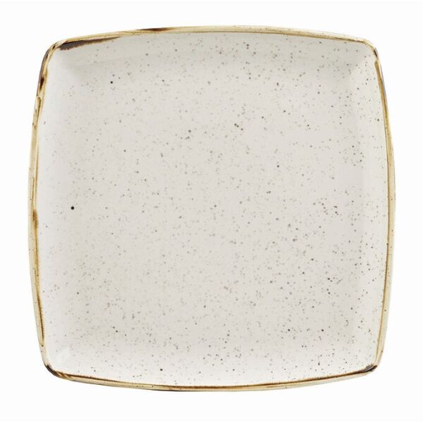 

Тарелка квадратная 26,8 см серия Stonecast White Speckle