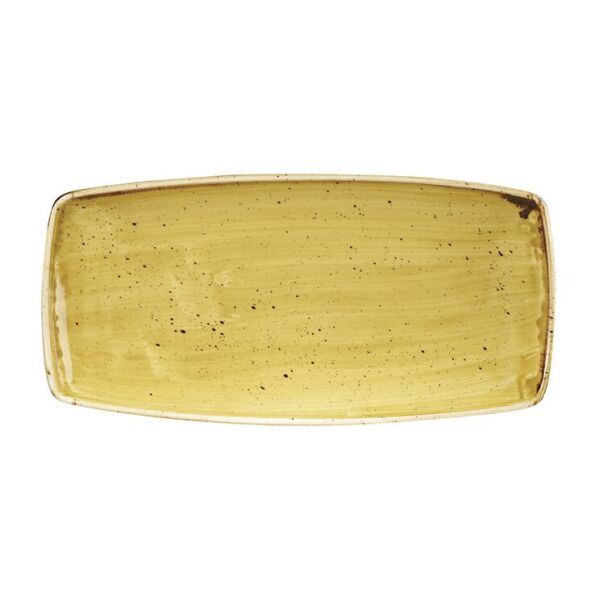 

Тарелка прямоугольная 29,5 х15 см серия Stonecast Mustard Seed Yellow