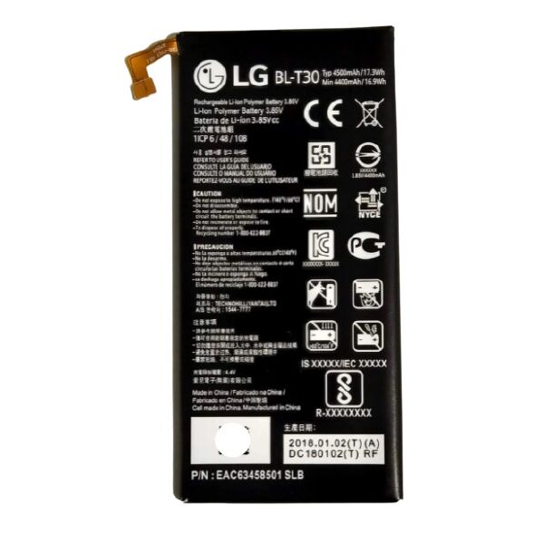 

Аккумулятор для "ORIGINAL" LG X Power 2 / K10 Power (BL-T30) 4500mAh