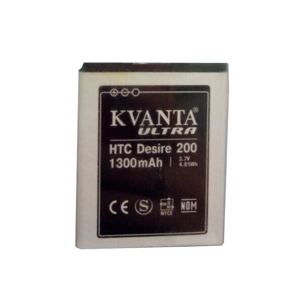 

Аккумулятор "Kvanta Ultra" для HTC DESIRE 200 1300mAh