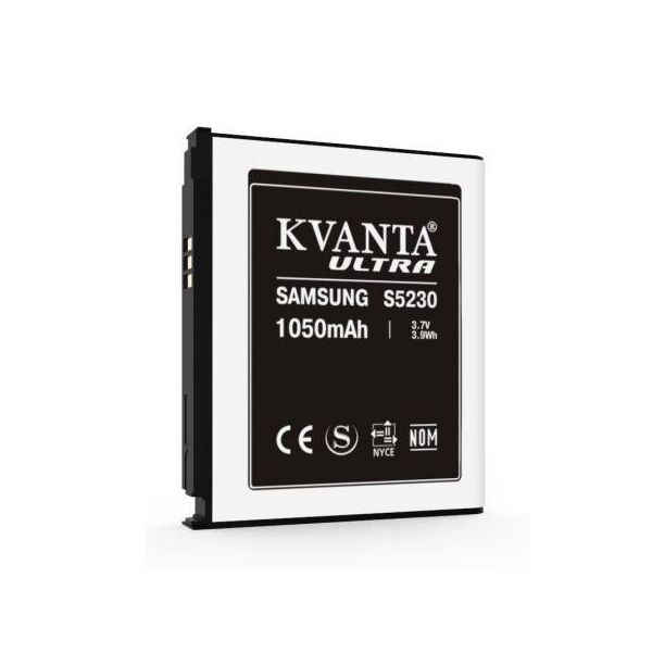 

Аккумулятор Kvanta для Samsung S5230 G808 F488E G800 S5233 1050mAh