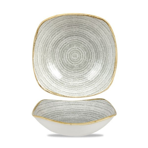 

Салатник квадратный d 17,5 см 568 мл серия "Studio Prints Homespun Stone Grey"