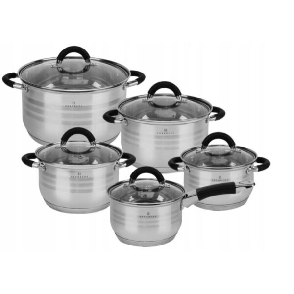 

Набор кастрюль и ковшик с силиконовыми ручками Edenberg EB-2413 (dnEB2413g016)