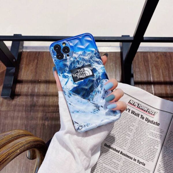 

Чехол для iPhone 12 Pro Max The North Face Эверест Синий