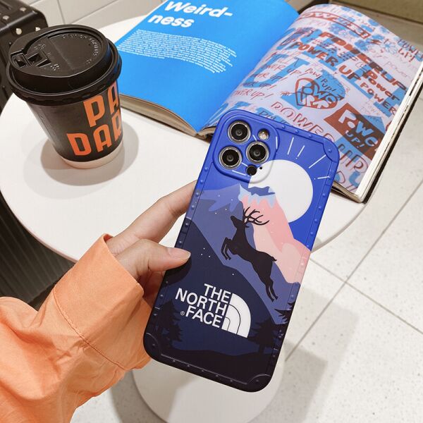 

Чехол для iPhone 11 Pro The North Face Горный олень Синий