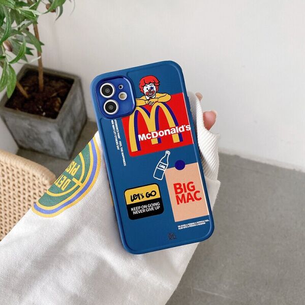

Чехол для iPhone 11 Pro McDonalds с защитой камеры Синий