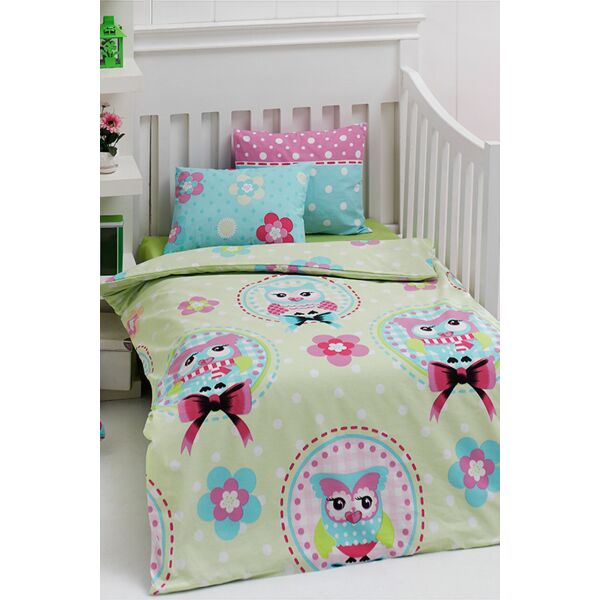 

Детское постельное белье для младенцев Eponj Home - Baykus Yesil
