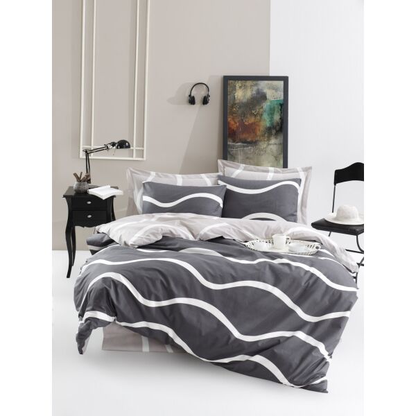 

Постельное белье Lotus Home Perfect Ranforce - Nova серый евро
