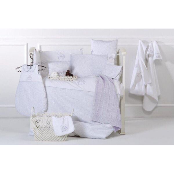 

Постельное белье для младенцев Karaca Home - Elephant лиловое вискоза