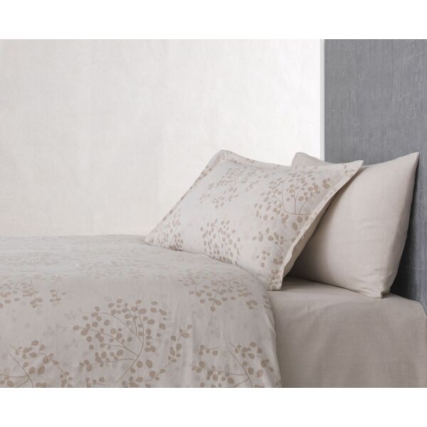

Постельное белье Buldans - Leaf beige бежевый king size