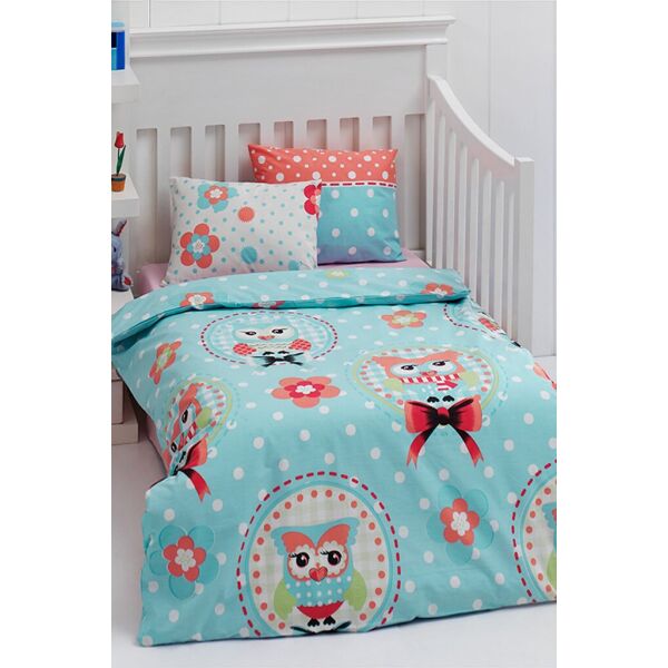 

Детское постельное белье для младенцев Eponj Home - Baykus A.mavi