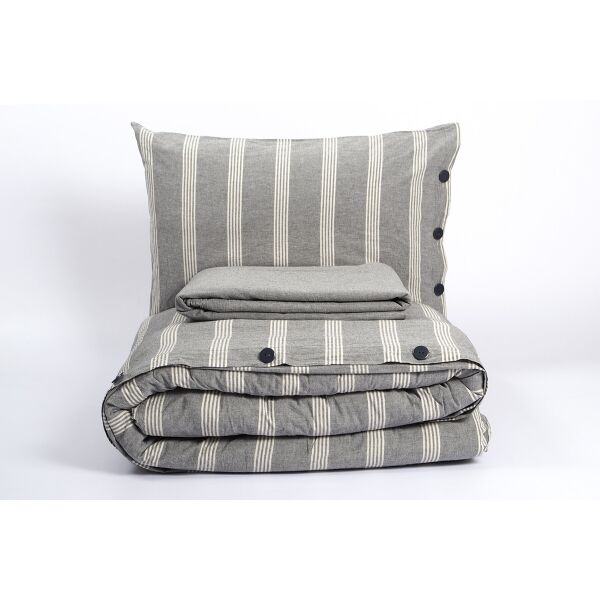 

Постельное белье Barine Washed cotton - Luke Bond antrasit антрацит семейный