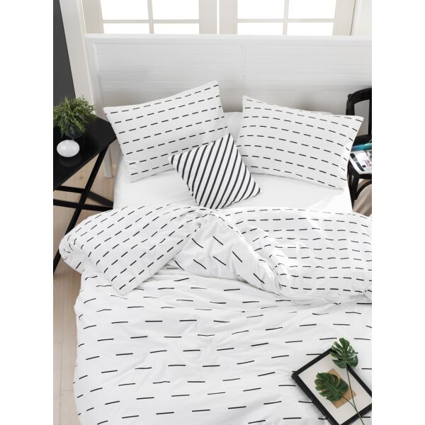 

Постельное белье Lotus Home Perfect Ranforce - Lace белый семейный