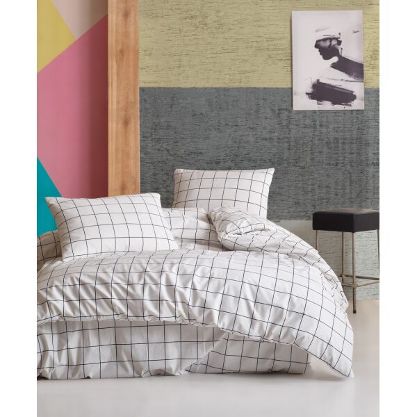 

Постельное белье Lotus Home Perfect Ranforce - Giana белый евро